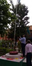 Flag hoisting by Chairman